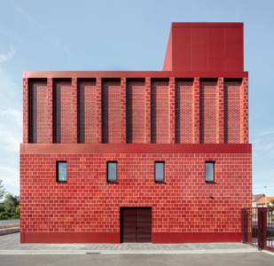 Wilrijk fire station side