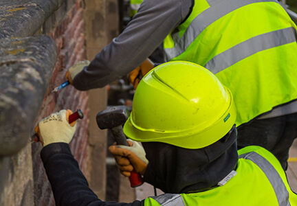 Brick removal