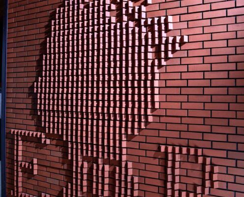 A brick tribute 1 HM Queen Elizabeth